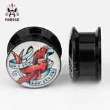 2PCS Ear Piercing Tunnels Gauges Plugs Stretcher Expander 6-30mm