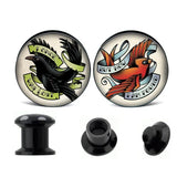 2PCS Ear Piercing Tunnels Gauges Plugs Stretcher Expander 6-30mm