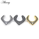 8-30mm Retro Stainless Steel Saddle Ear Tunnel Expander Gauges