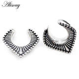 8-30mm Retro Stainless Steel Saddle Ear Tunnel Expander Gauges