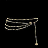 Vintage Tassel Coin Pendant Waist Chain for Women