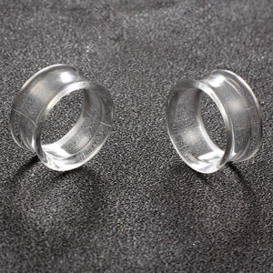 Acrylic Ear Gauges Plugs Tunnels Double Flared Earrings Body Jewelry