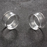 Acrylic Ear Gauges Plugs Tunnels Double Flared Earrings Body Jewelry