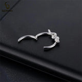 Gothic Snake Septum Jewelry 16G Titanium Piercing Ring
