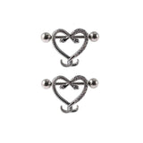 Leosoxs Snake-shaped Love Milk Nail Turtle Milk Ring 14G