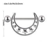 Leosoxs Snake-shaped Love Milk Nail Turtle Milk Ring 14G