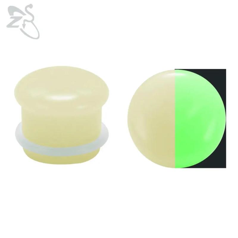 Stone Ear Plug And Tunnel Unisex 5-18mm Ear Gauges Glow in Dark Flesh Sterchers