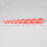 Stone Ear Plug And Tunnel Unisex 5-18mm Ear Gauges Glow in Dark Flesh Sterchers