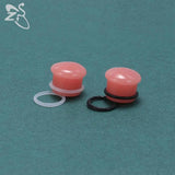 Stone Ear Plug And Tunnel Unisex 5-18mm Ear Gauges Glow in Dark Flesh Sterchers