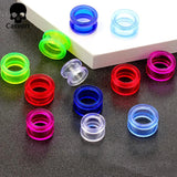 2pcs Acrylic Ear Gauges Plugs Tunnels Piercing Earrings Body Jewelry