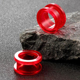 2pcs Acrylic Ear Gauges Plugs Tunnels Piercing Earrings Body Jewelry
