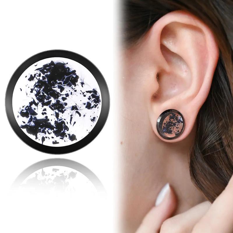 Giga 2 PCS Ear Plugs Tunnel Expander Double Flared Gauges Stretcher