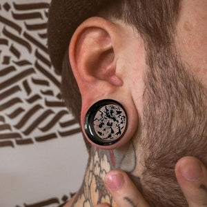 Giga 2 PCS Ear Plugs Tunnel Expander Double Flared Gauges Stretcher