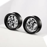 Giga 2 PCS Ear Plugs Tunnel Expander Double Flared Gauges Stretcher