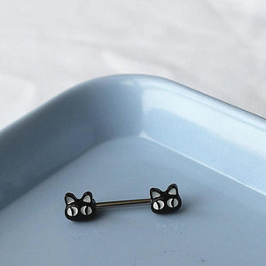 Cat Milk Nail Stainless Steel Ring