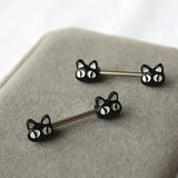 Cat Milk Nail Stainless Steel Ring