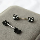 Cat Milk Nail Stainless Steel Ring