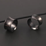 2PCS Stainless Steel Ear Plugs Gauges Tunnels Expander Body Jewelry