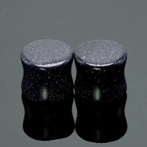 2PCS Stone Ear Plugs Flesh Tunnels Gauges 6mm-16mm Ear Expanders