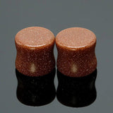 2PCS Stone Ear Plugs Flesh Tunnels Gauges 6mm-16mm Ear Expanders