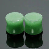 2PCS Stone Ear Plugs Flesh Tunnels Gauges 6mm-16mm Ear Expanders