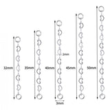 Double Nose Piercing Studs Nose Chain Decoration Nose Piercing Women Ear