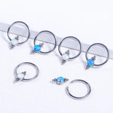 g23 Titanium Opal Nipple Labret Lip Eyebrow Nose Rings