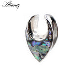 Wedding Saddle Ear Plugs Shell Conch Ear Gauges For Women