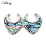 Wedding Saddle Ear Plugs Shell Conch Ear Gauges For Women