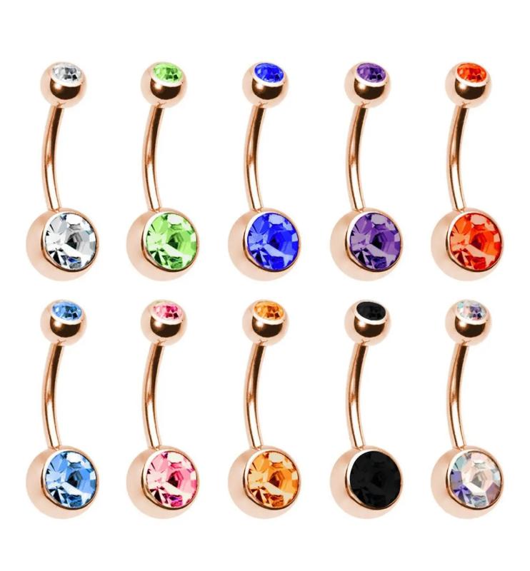 10pcs Sexy Women Navel Piercing Ring Body Jewelry