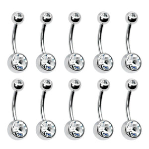 10pcs Sexy Women Navel Piercing Ring Body Jewelry