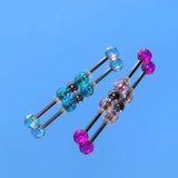 Candy Colors Industrial Piercing Barbell 14G Straight Bar Style