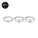 G23 Titanium Nose Ring Head Welding Ball Clip Piercing Jewelry