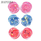 Multicolor Acrylic Double Flared Plug Ear Tunnels Gauges Ear Stretcher