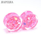 Multicolor Acrylic Double Flared Plug Ear Tunnels Gauges Ear Stretcher