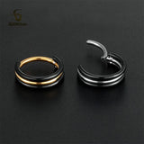 16G Titanium Nose Piercing Ring Septum Clicker Hinged Segment Hoop