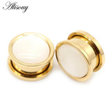 Stainless Steel Ear Plugs Piercing Tunnels 6-25mm