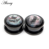 Stainless Steel Ear Plugs Piercing Tunnels 6-25mm