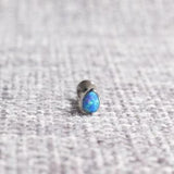 Titanium Internal Thread Helix Tongue Trags Piercing