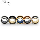 2pc Stainless Steel Double Ear Pirecing Plugs Body Jewelry Gauges