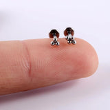Surgical Steel Heart Tragus Cartilage Lip Stud Earrings