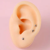 Surgical Steel Heart Tragus Cartilage Lip Stud Earrings