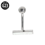 G23 Titanium Belly Piercing Zircon Opal Navel Belly Button Rings