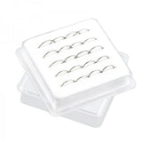 20pcs Boxed Nose Rings Hoops Body Piercing Jewelry for Single Piercing