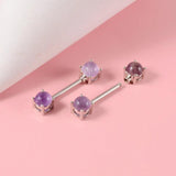 Surgical Steel Turquoise Nipple Barbell Piercing