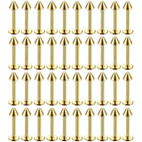 40Pcs Surgical Steel Lip Labret Rings Tragus Earrings Body Jewelry