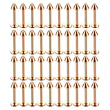 40Pcs Surgical Steel Lip Labret Rings Tragus Earrings Body Jewelry