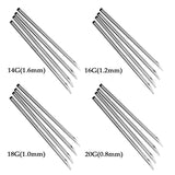 10PCS Sterilized Piercing Needle Kit Stainless Steel Ear Tattoo Needles