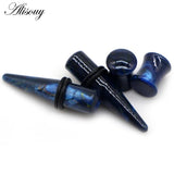 2pairs Acrylic Ear Expanders Tapers Gauges Flesh Unisex Earring Stud Piercing