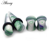 2pairs Acrylic Ear Expanders Tapers Gauges Flesh Unisex Earring Stud Piercing